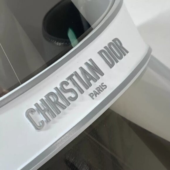 CHRISTIAN DIOR DIORCLUB logo hat visor Sun visor Plastic White main image 10